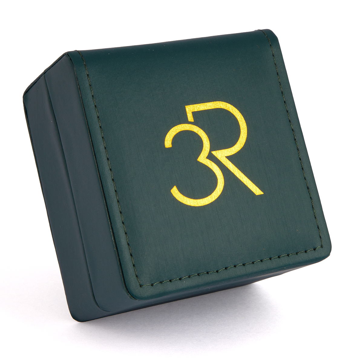 Relógio Três Reis 3R Eclipse Edição Especial Limitada 20 Anos Verde Jade e Prata