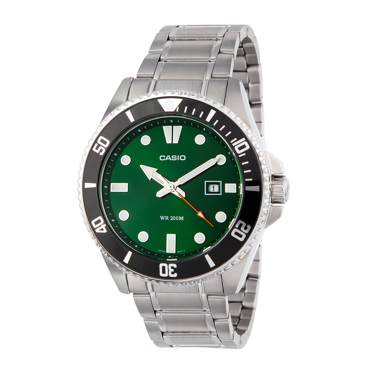 Relógio Casio Duro Masculino Verde e Preto