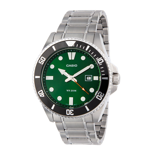 Relógio Casio Duro Masculino Verde e Preto
