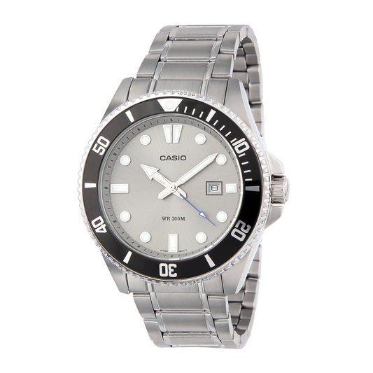 Relógio Casio Duro Masculino Preto e Cinza